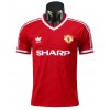 Herre Fotballdrakter Manchester United Hjemme Retro 1986 Kortermet